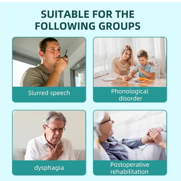 NEW! Calming Oral Sensory Kit 3 Soft Textured Interchangeable Heads Vibrations - Picture 6 of 9